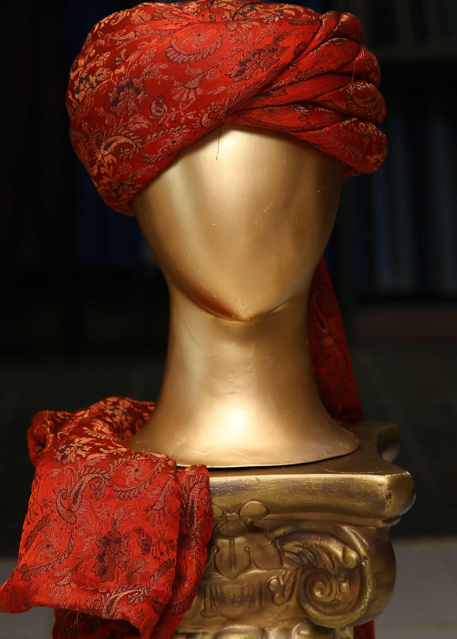 Dark Maroon Turban