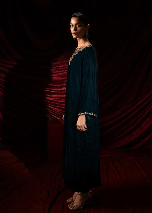 1424 Velvet Long Shirt