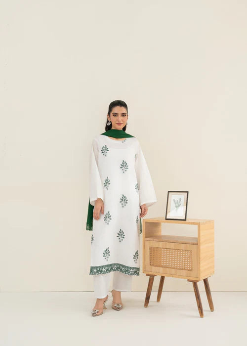 NATIONAL EMBROIDERED 3PCS