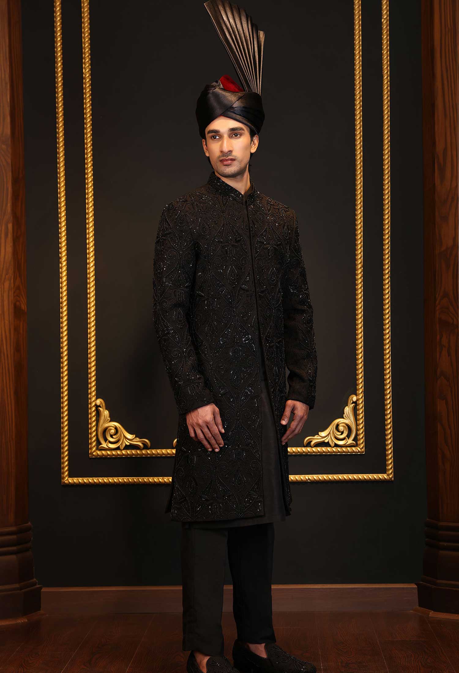 Sherwani  Black