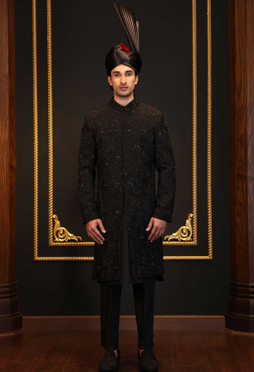 Sherwani  Black