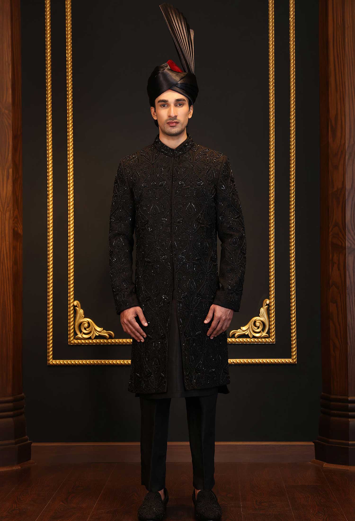 Sherwani  Black