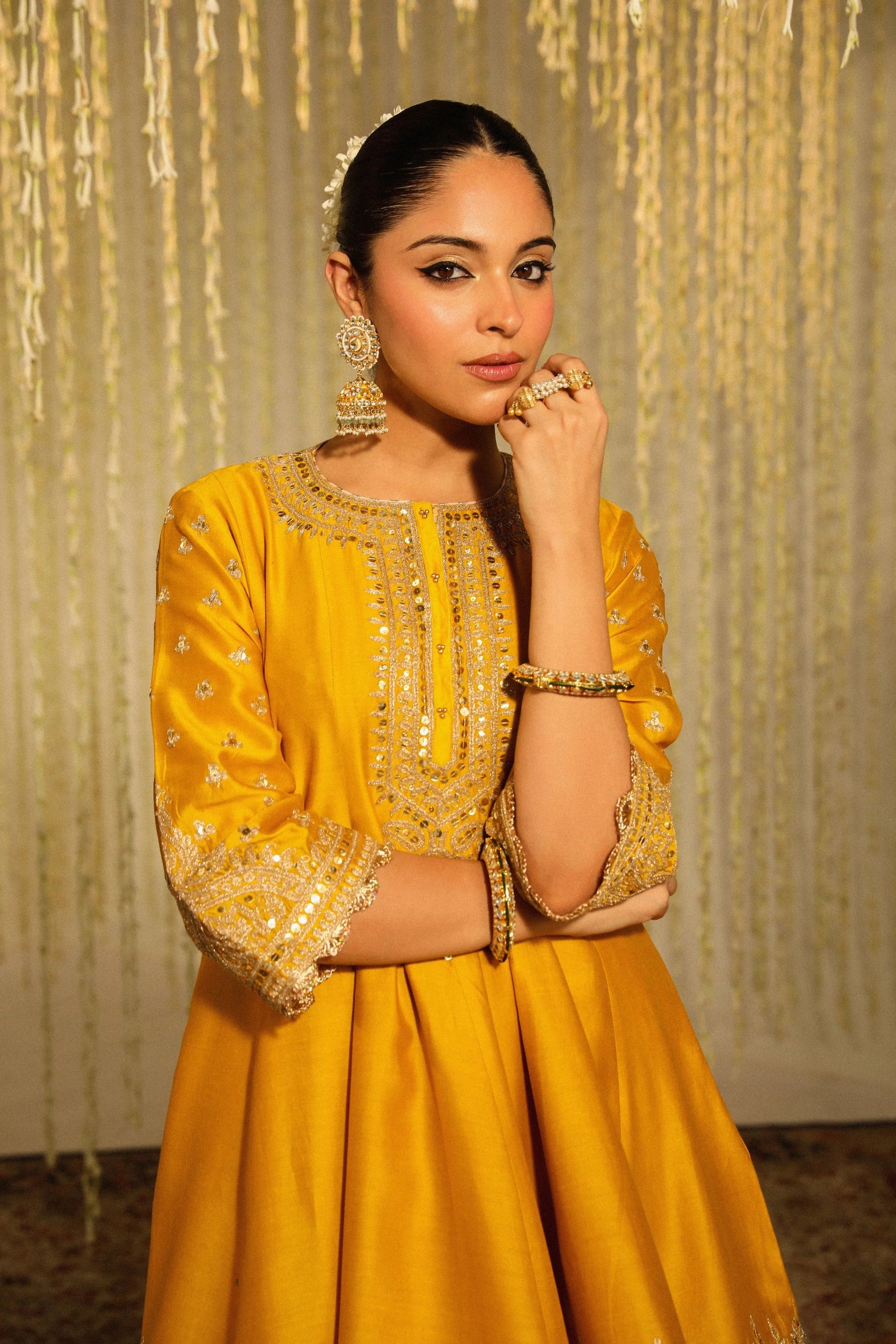 Warizah Mustard Salwar Set