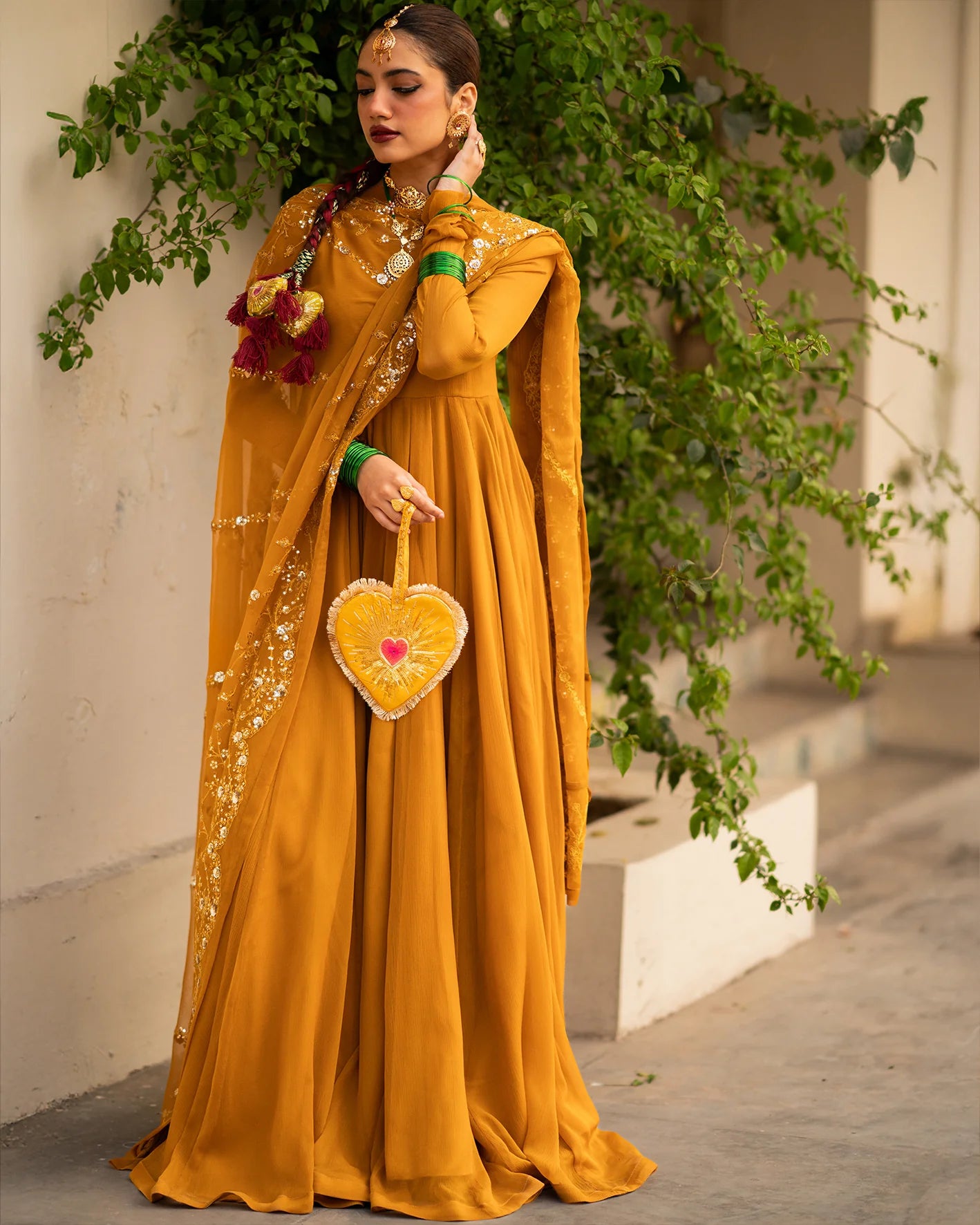 Dil-Bahar Potli - Teal