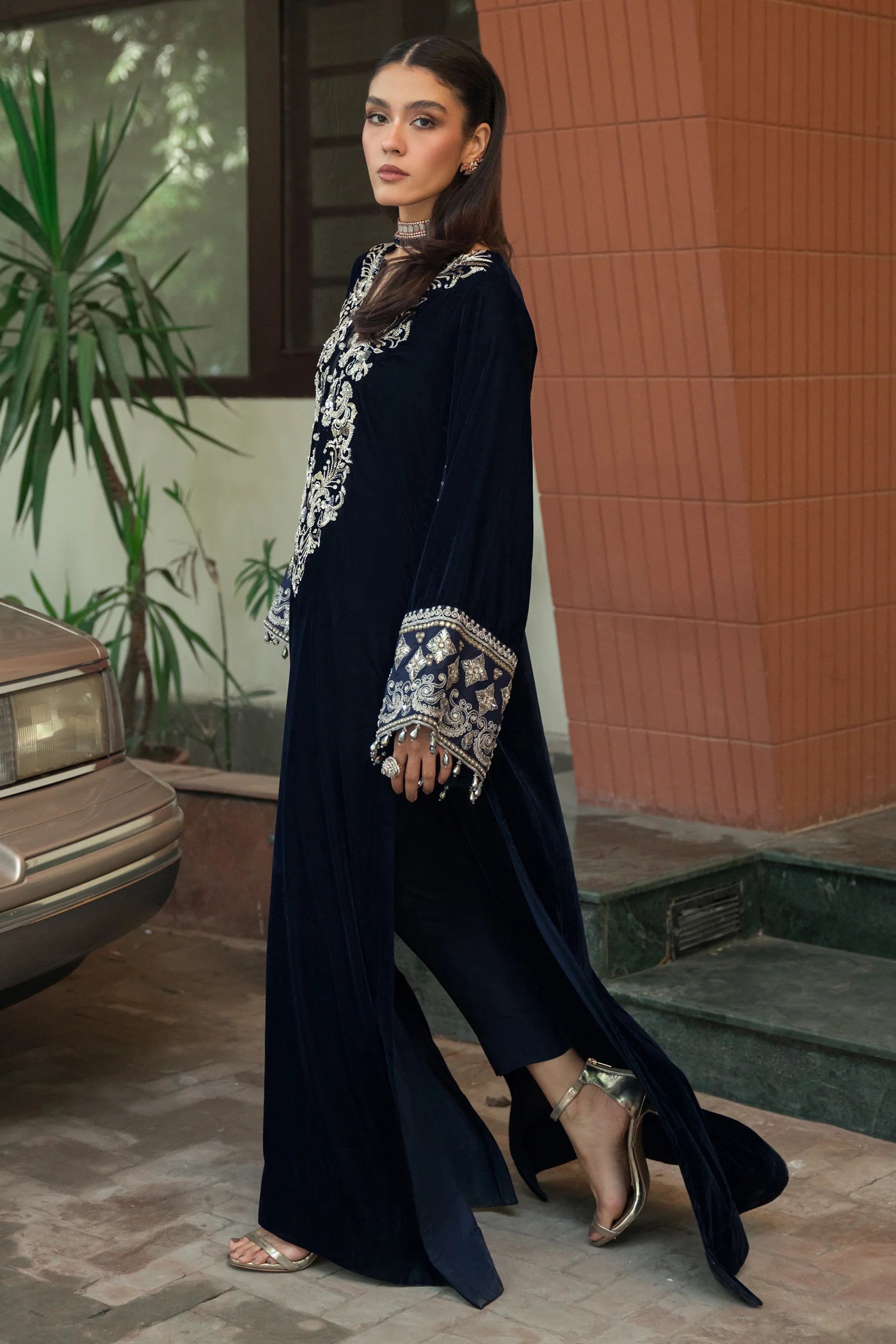 Statement Navy Kaftan