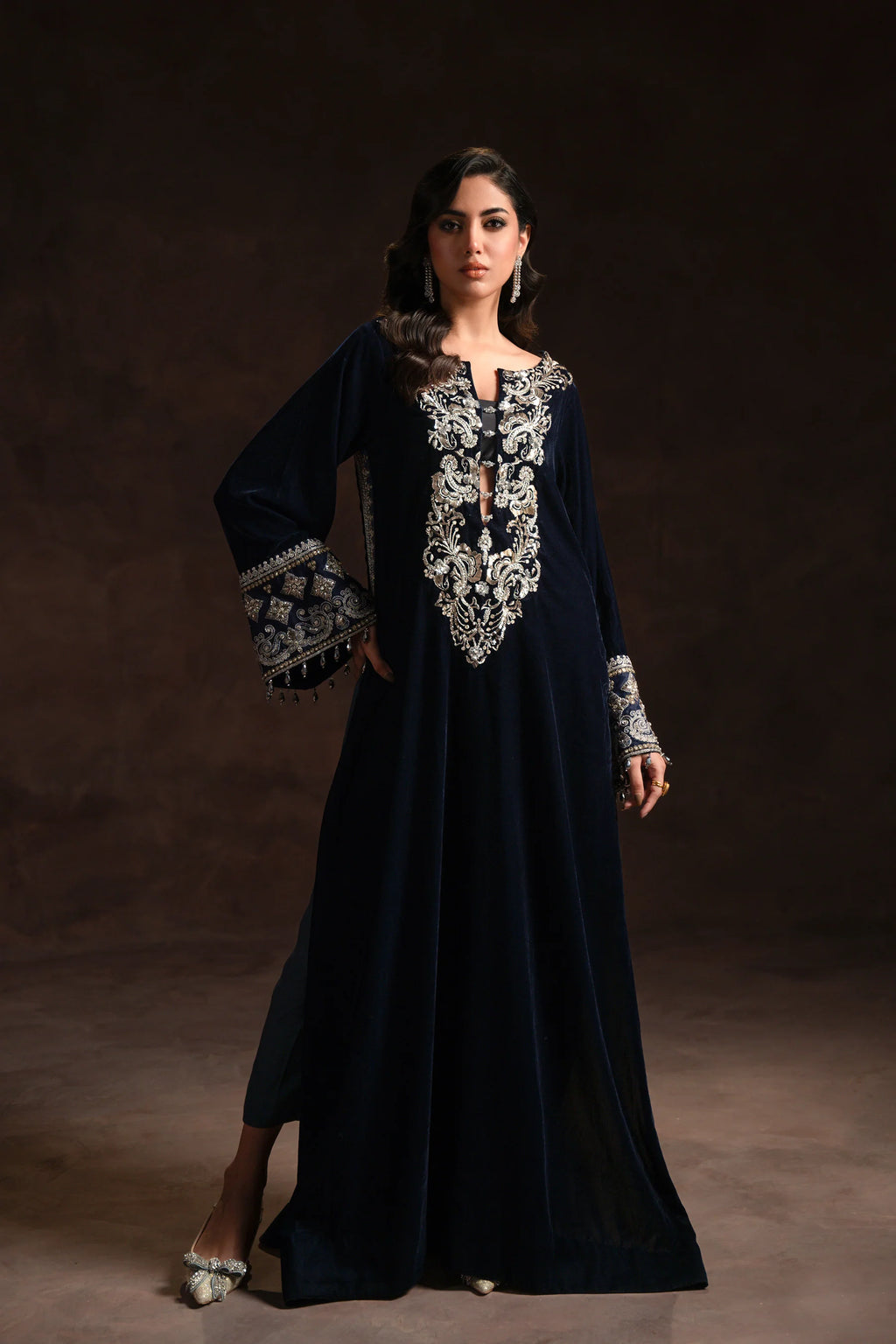 Statement Navy Kaftan