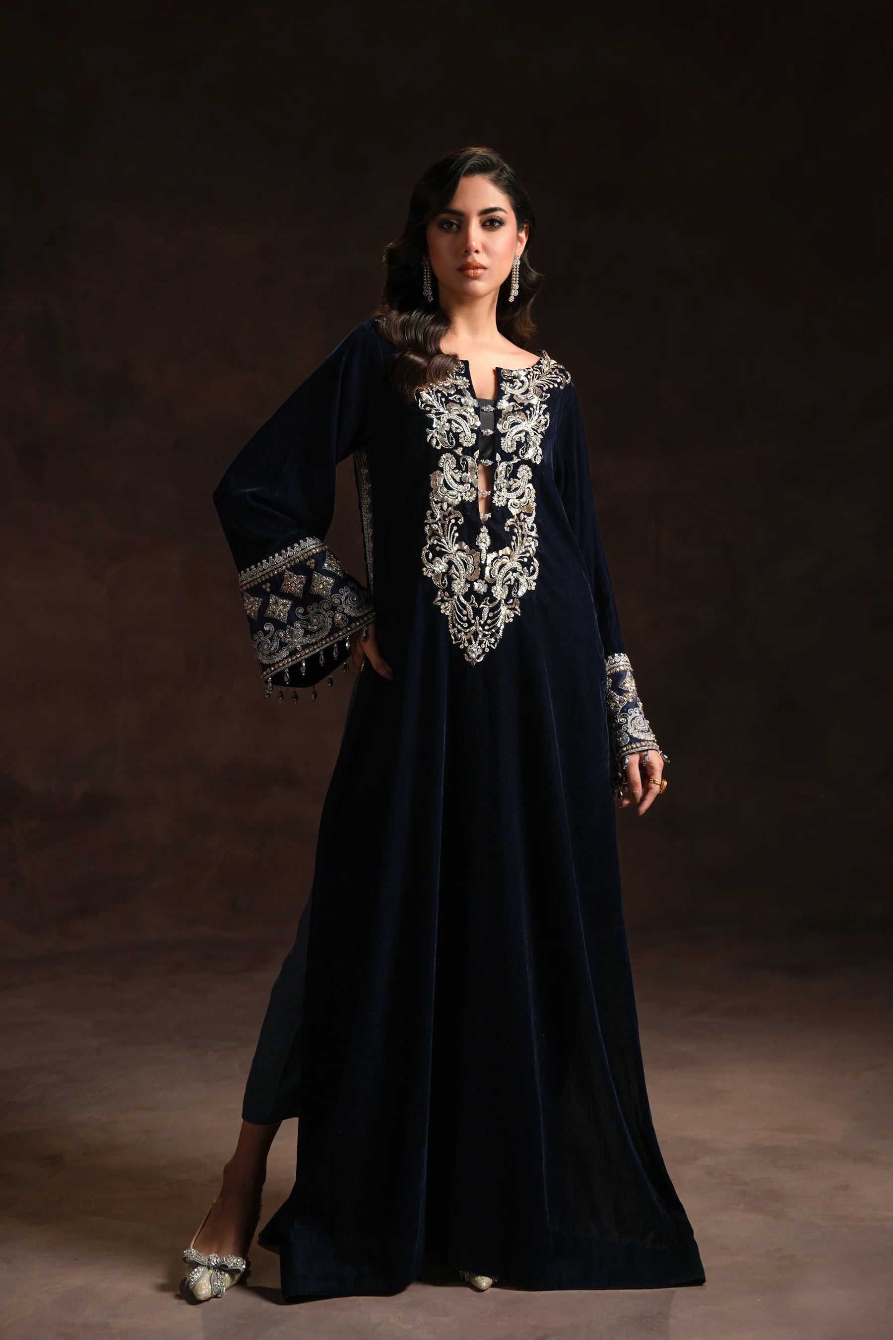 Statement Navy Kaftan