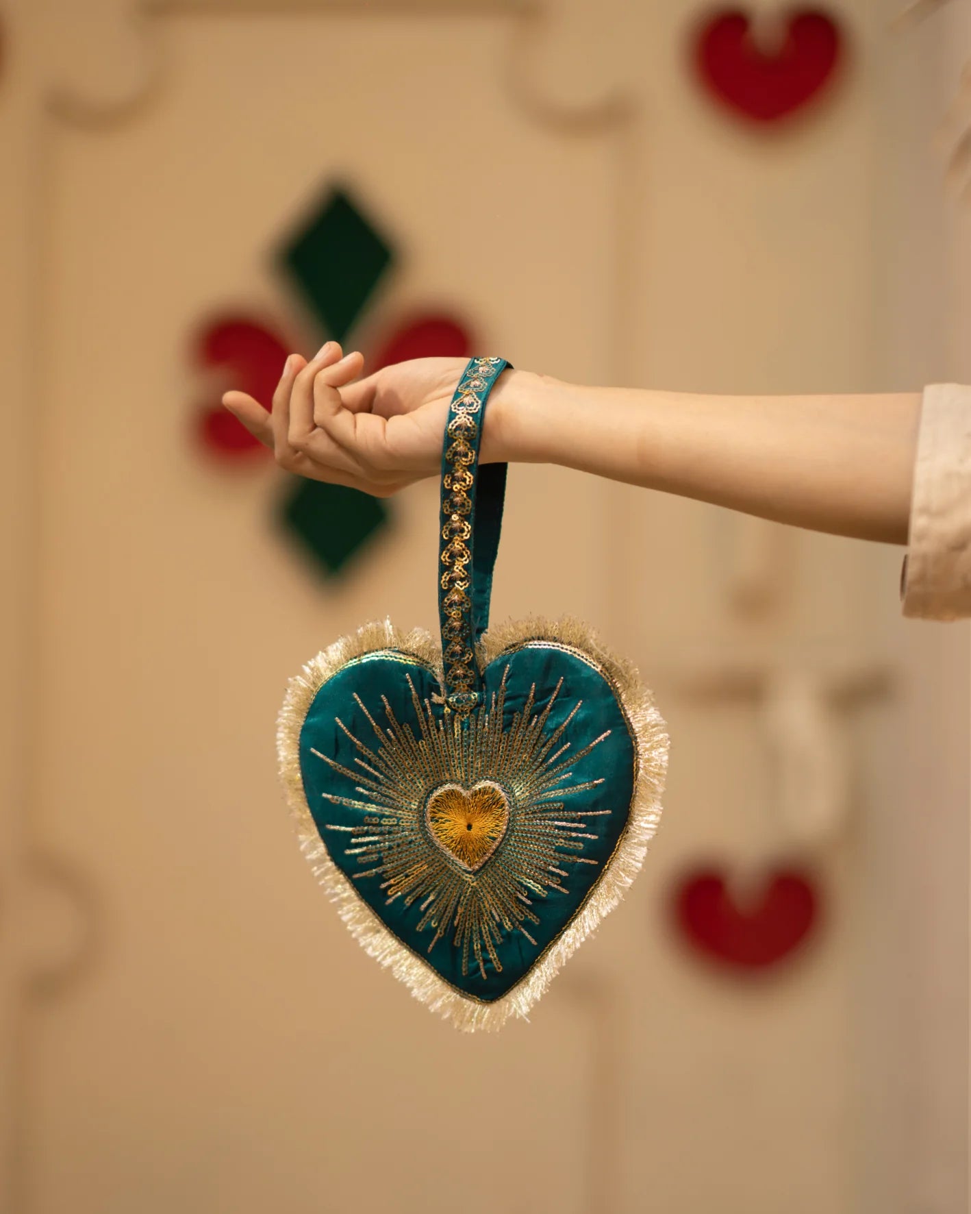 Dil-Bahar Potli - Teal