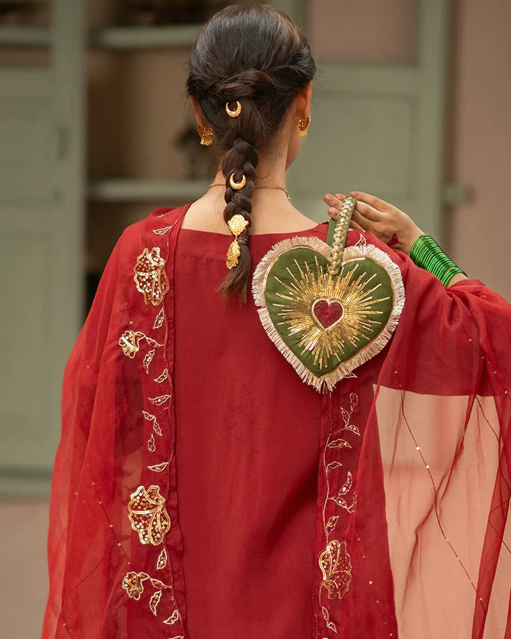 Dil-Bahar Potli - Teal