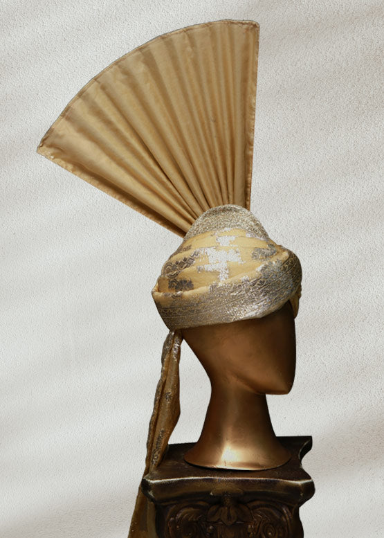 Golden Turban for Wedding