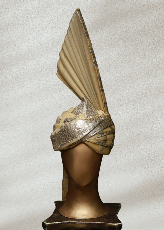 Golden Turban for Wedding