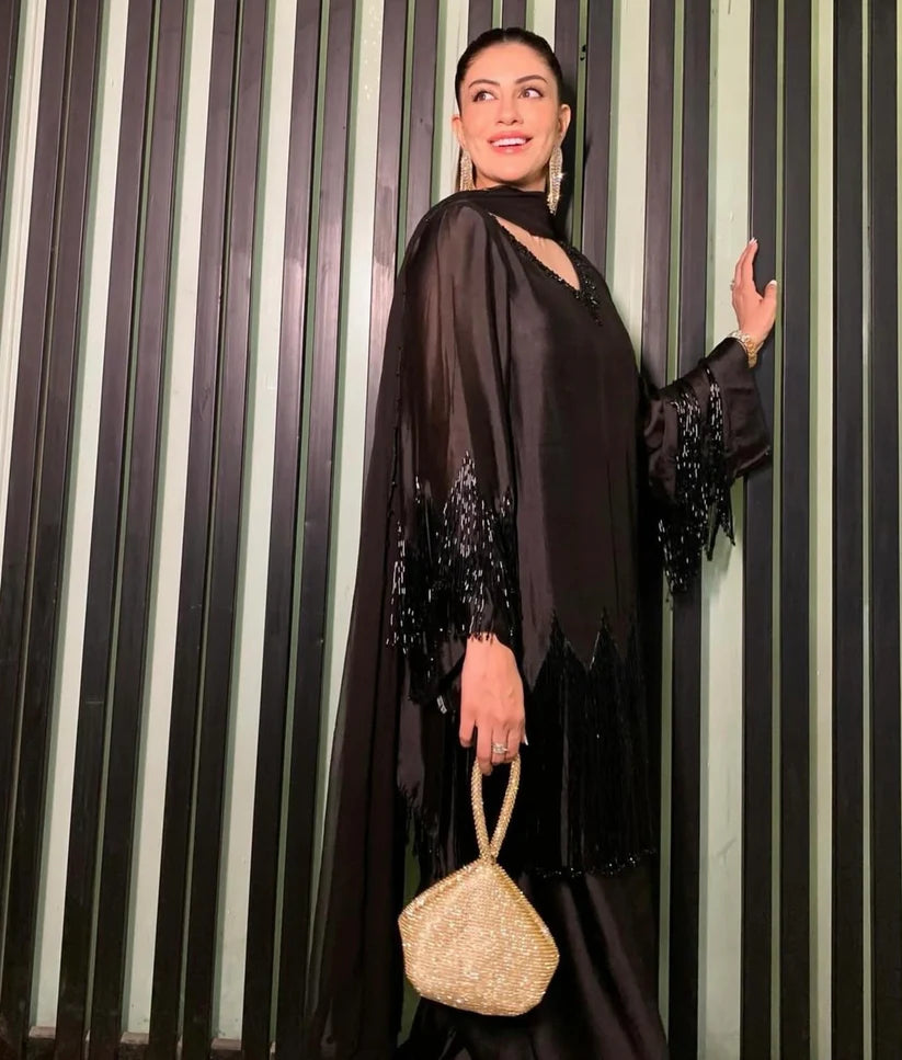 Fringes Shalwar Set
