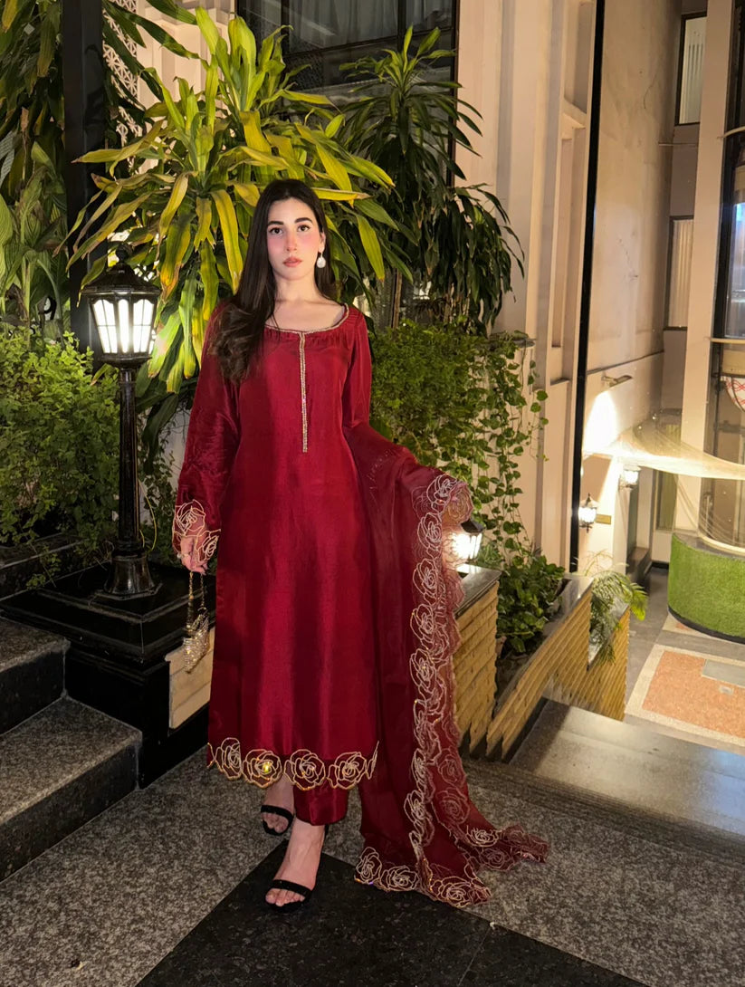 Rose Shalwar Set