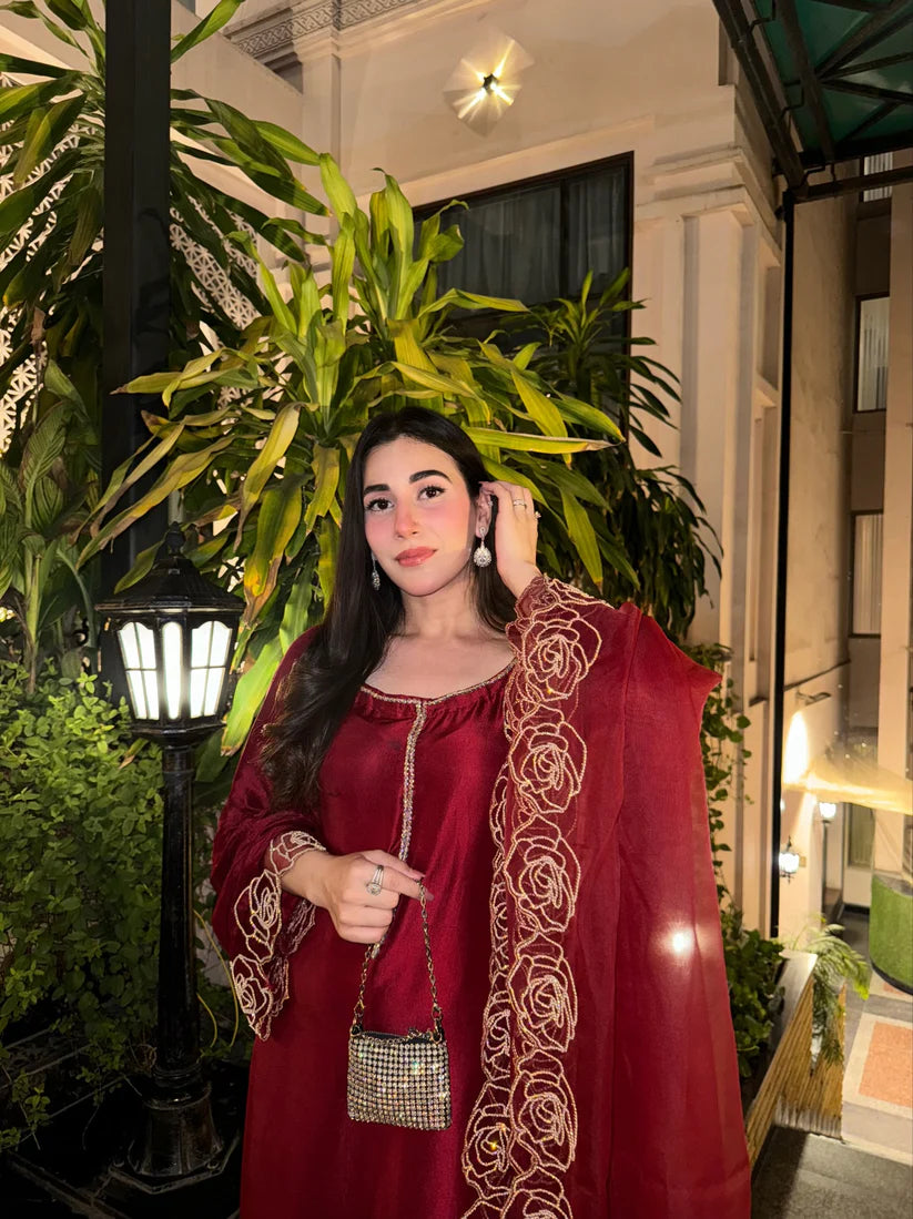 Rose Shalwar Set