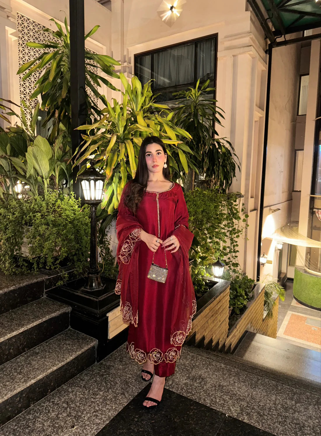 Rose Shalwar Set