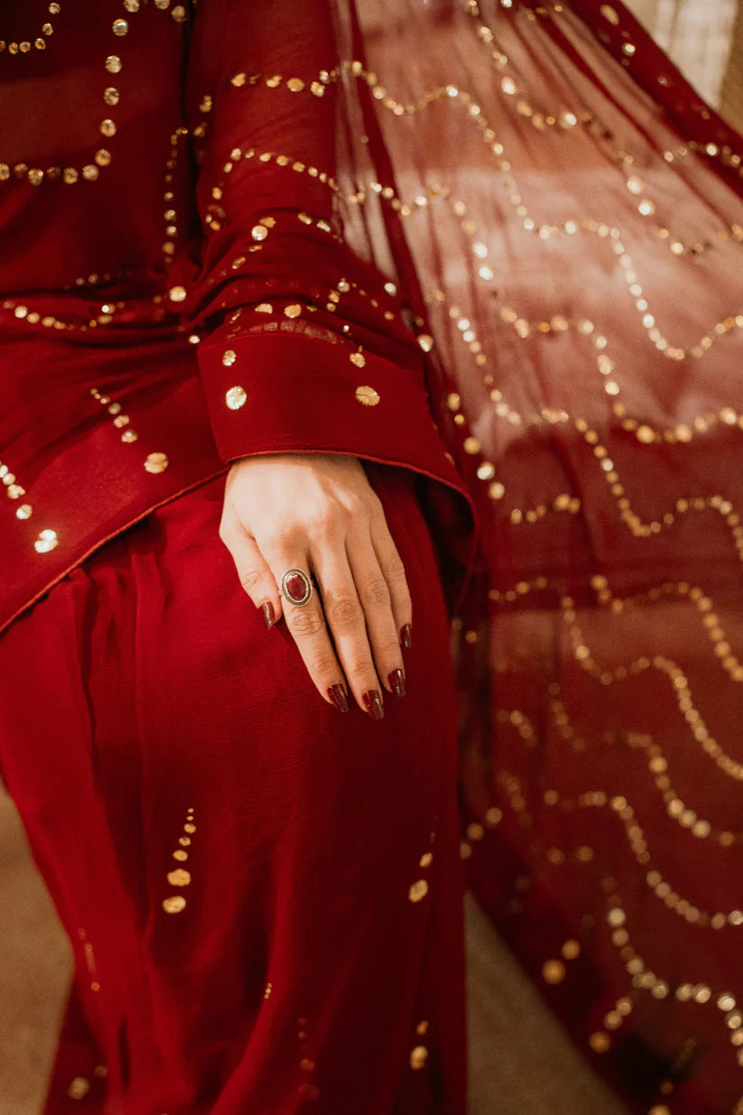Mukaish Saree