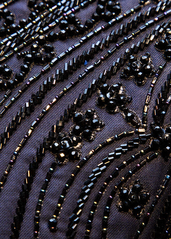 Navy Blue Prince Suit with Beadwork