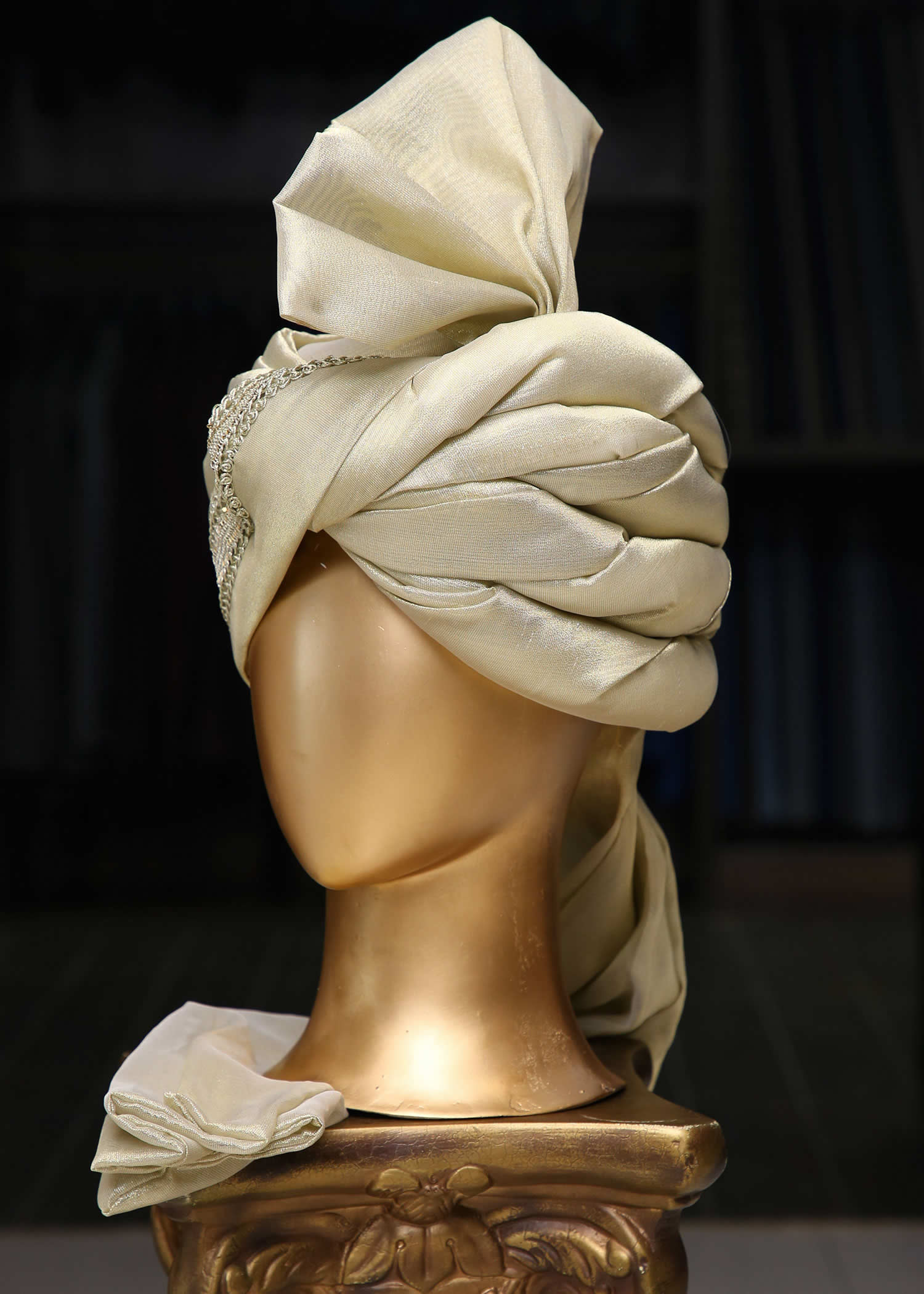 Plain Golden Turban