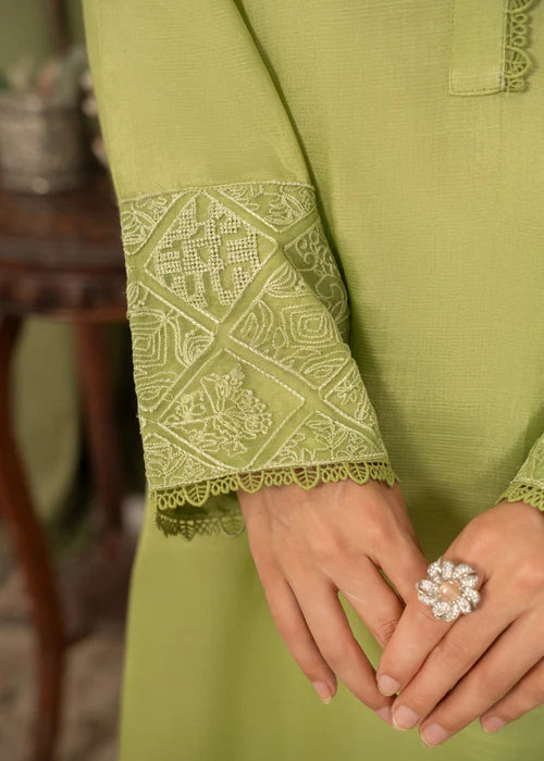 3Pc Embroidered Raw Silk FATAH-F25-0020 -