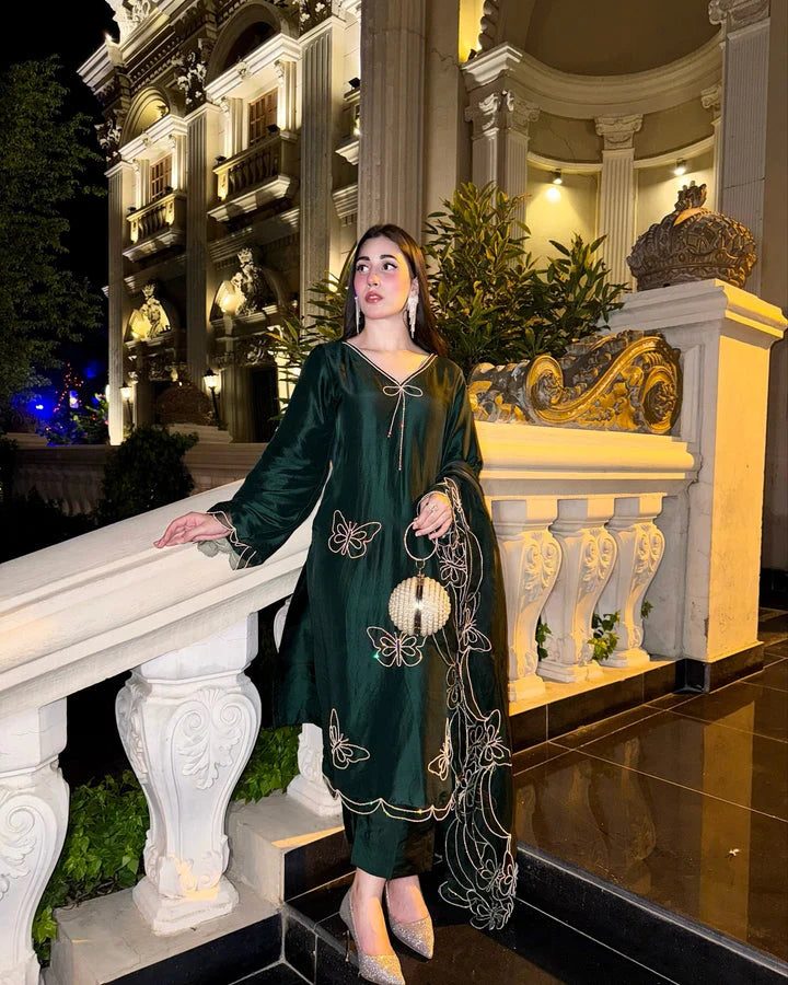 Emerald Butterfly Set