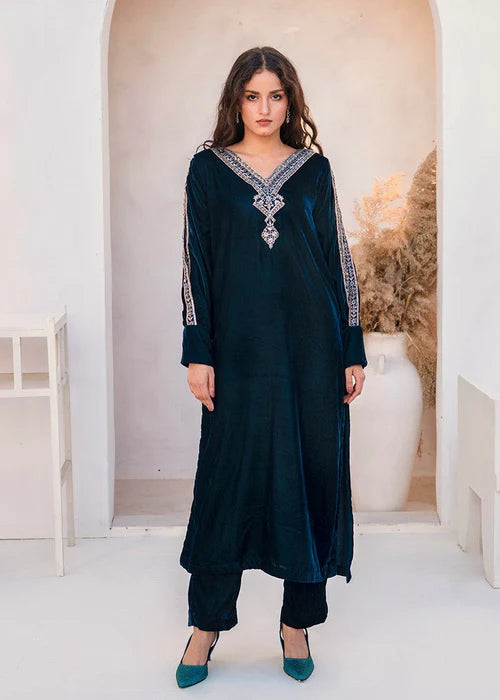 01252 - Velvet Embroidered Suit