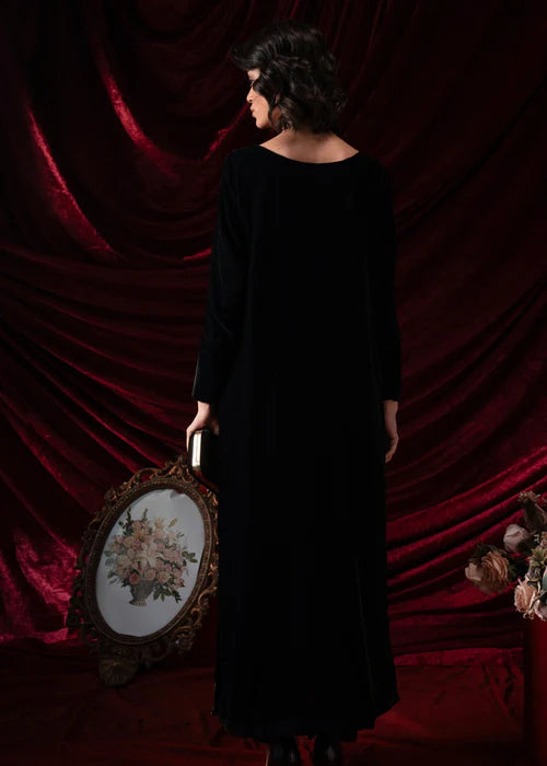 Velvet long Shirt