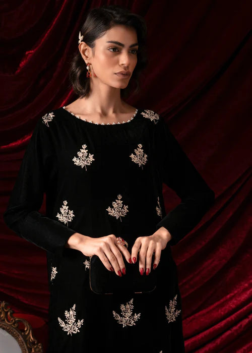 Velvet long Shirt
