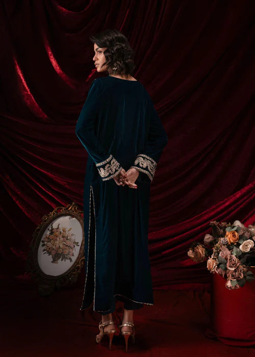 1424 Velvet Long Shirt