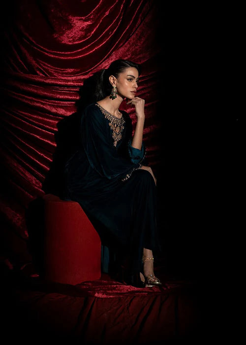 1424 Velvet Long Shirt