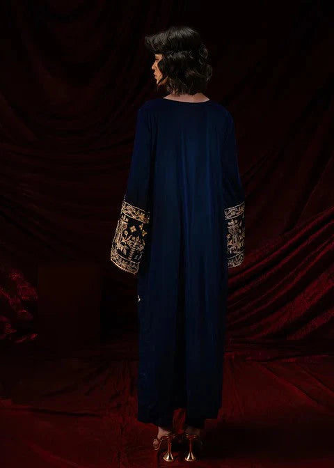 1422-VELVET LONG SHIRT