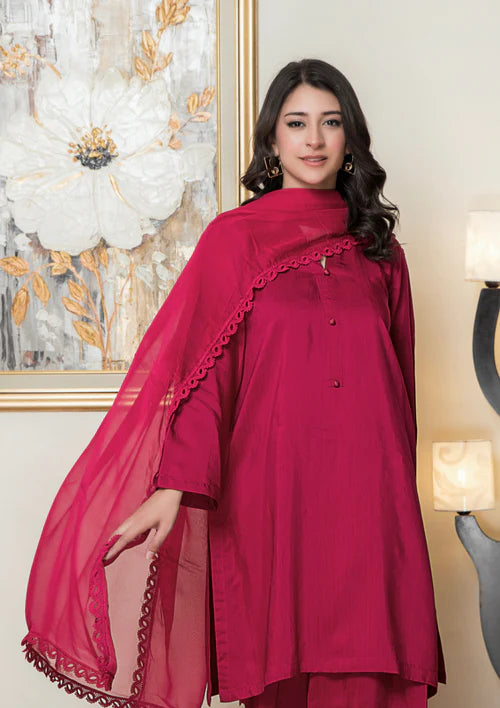 3Pc Silk Viscose with Farshi Shalwar with Chiffon Dupatta JASHAN