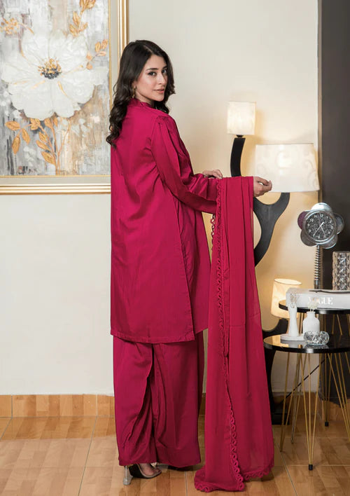 3Pc Silk Viscose with Farshi Shalwar with Chiffon Dupatta JASHAN